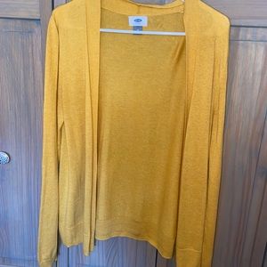 Old Navy Mustard Cardigan